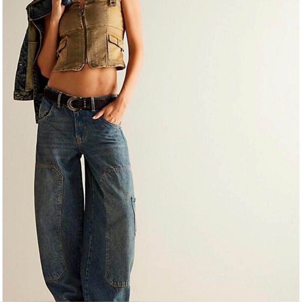 Loren high rise carpenter barrel pants
